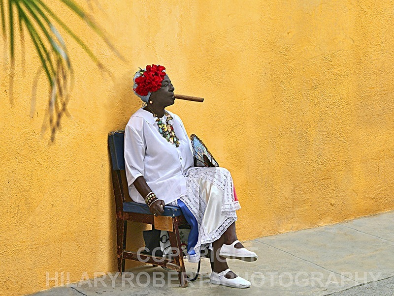Photo of Lady with a Cigar