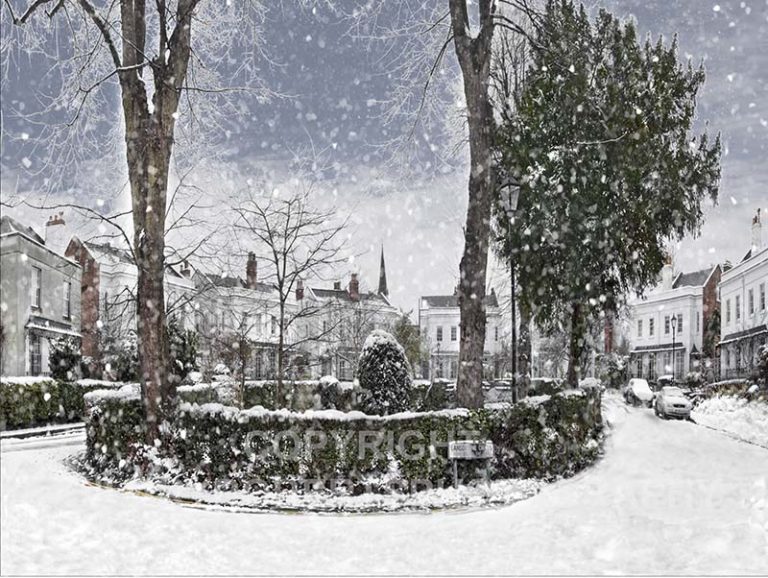 Lansdowne Circus in Snow Hilary Roberts Photography