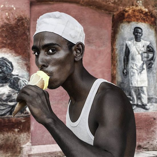Man with Ice Cream - Cuba