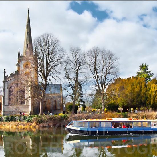 holy Trinity Church from The River - Stratford